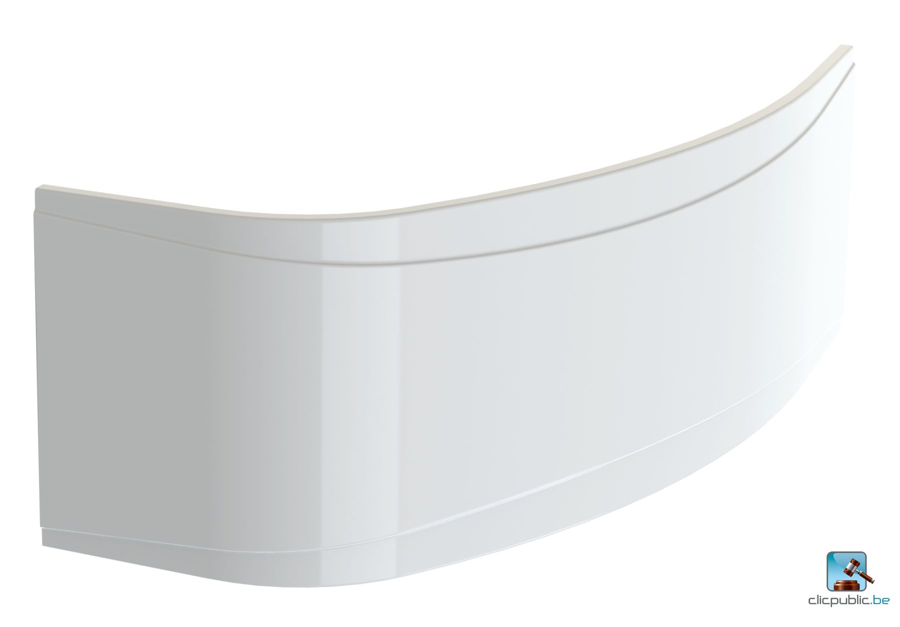 ZELI Tablier de baignoire courbe