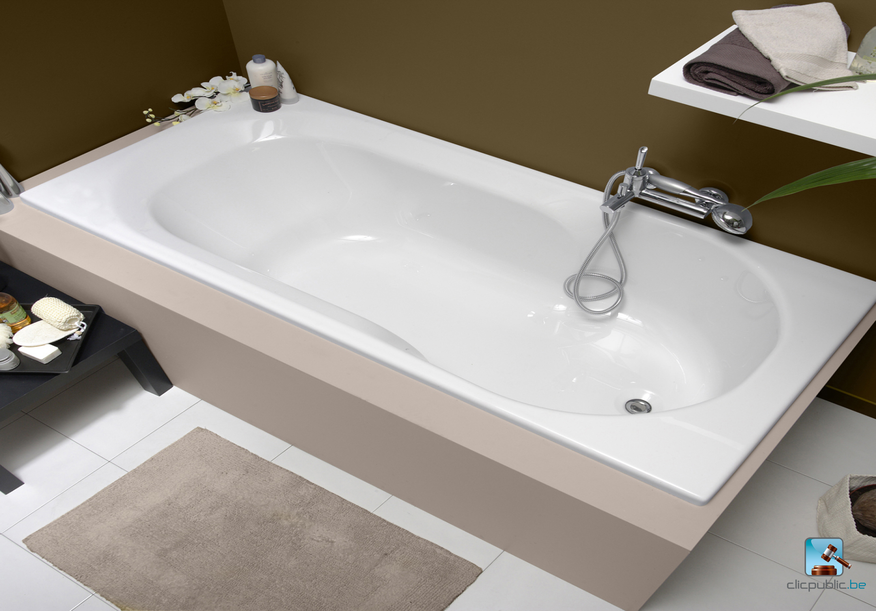 TWINSIDE Baignoire rectangulaire