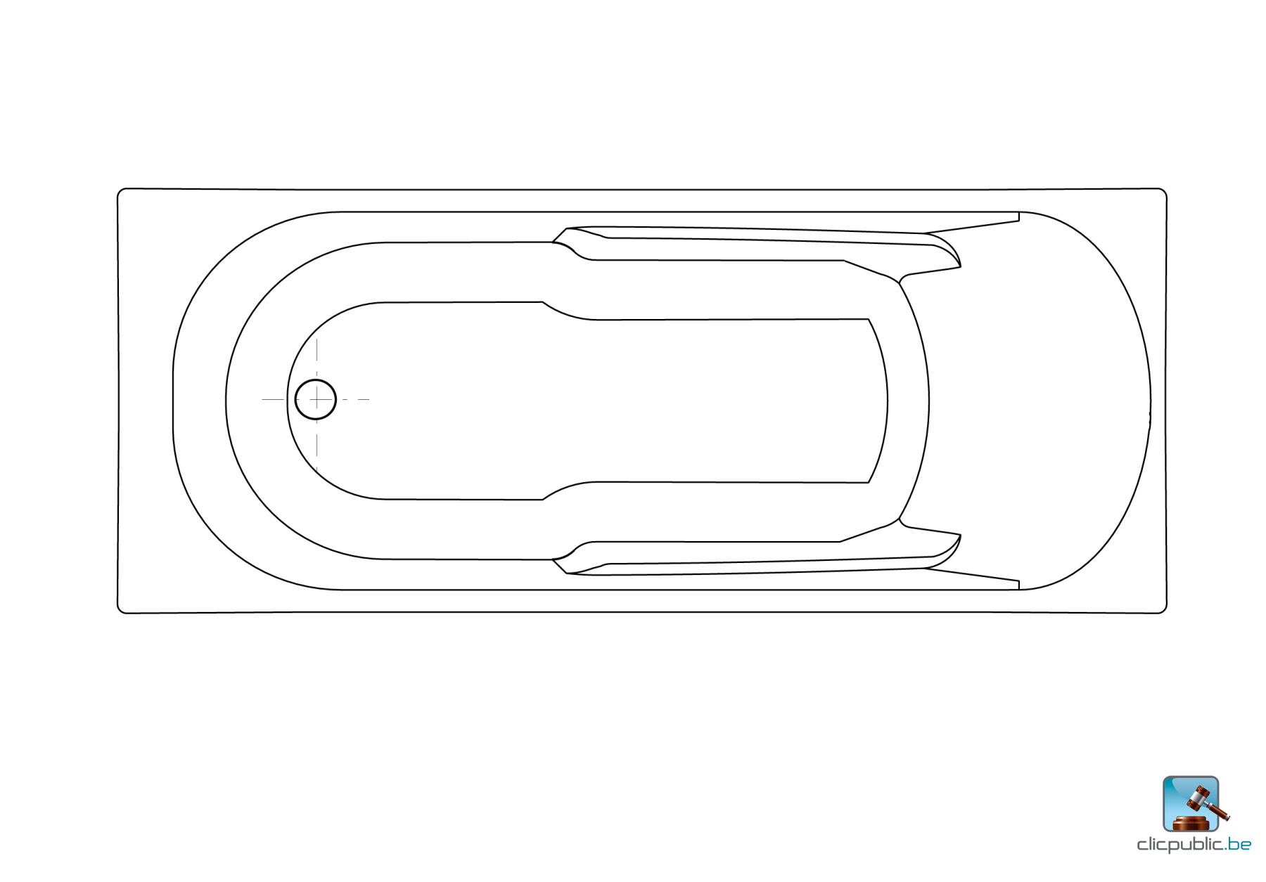 OLA Baignoire rectangulaire