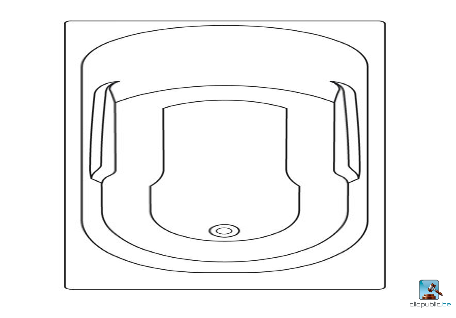 PLACY Baignoire rectangulaire Gain de place