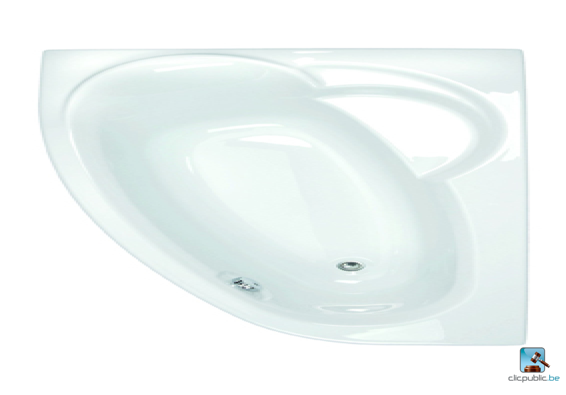 LADIVA JUNIOR Baignoire asymétrique droite