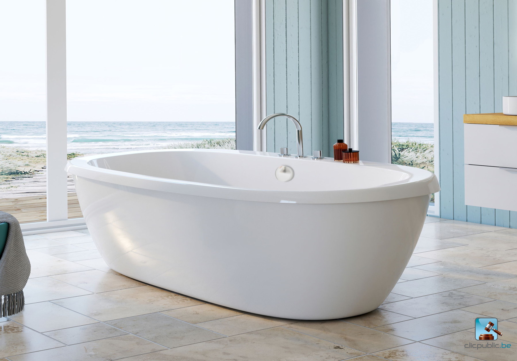 LADIVA JUNIOR Baignoire asymétrique gauche