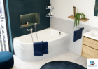 ELBA DUO Baignoire asymétrique gauche