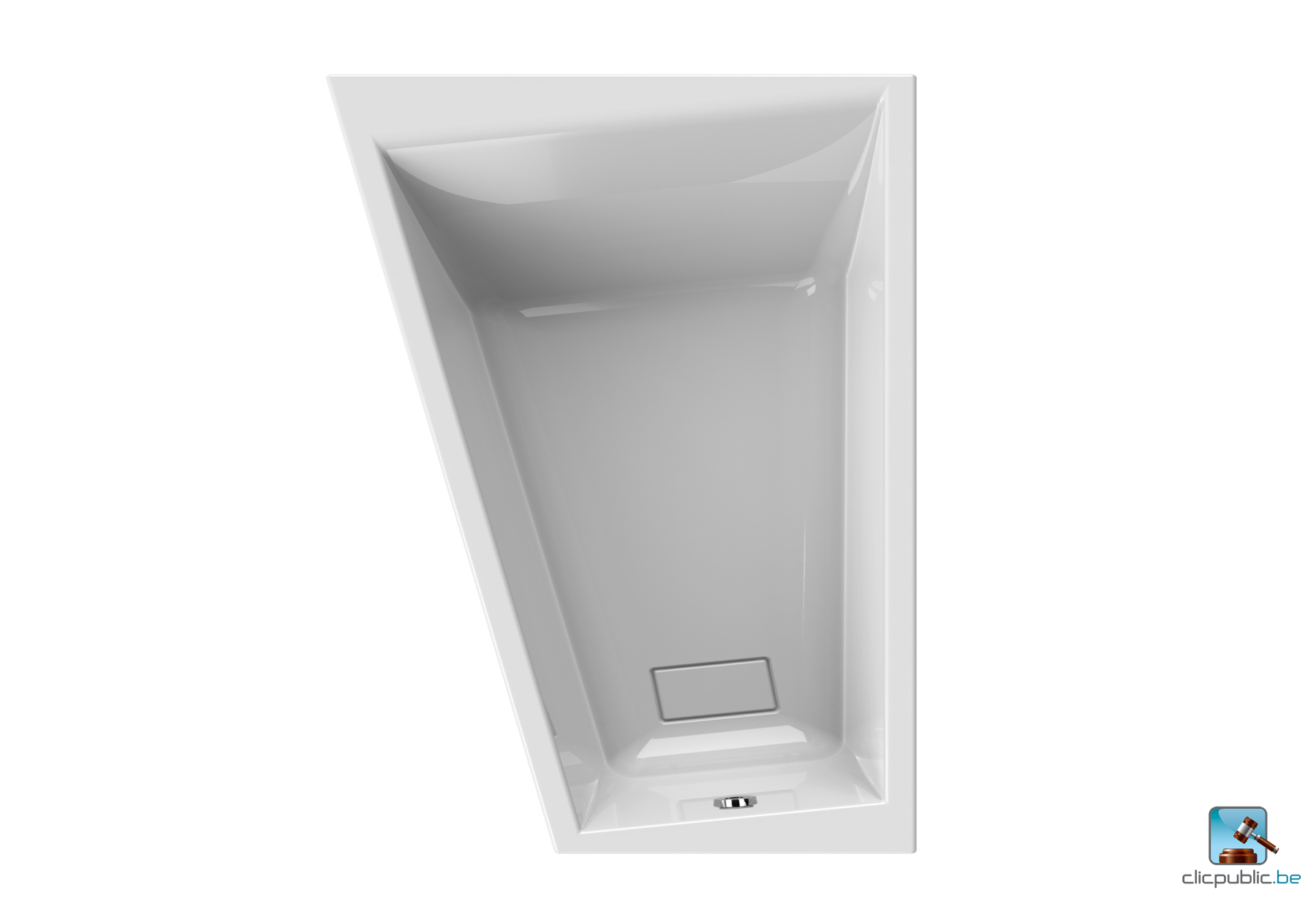 MAESTRO GAIN DE PLACE Baignoire asymétrique droite