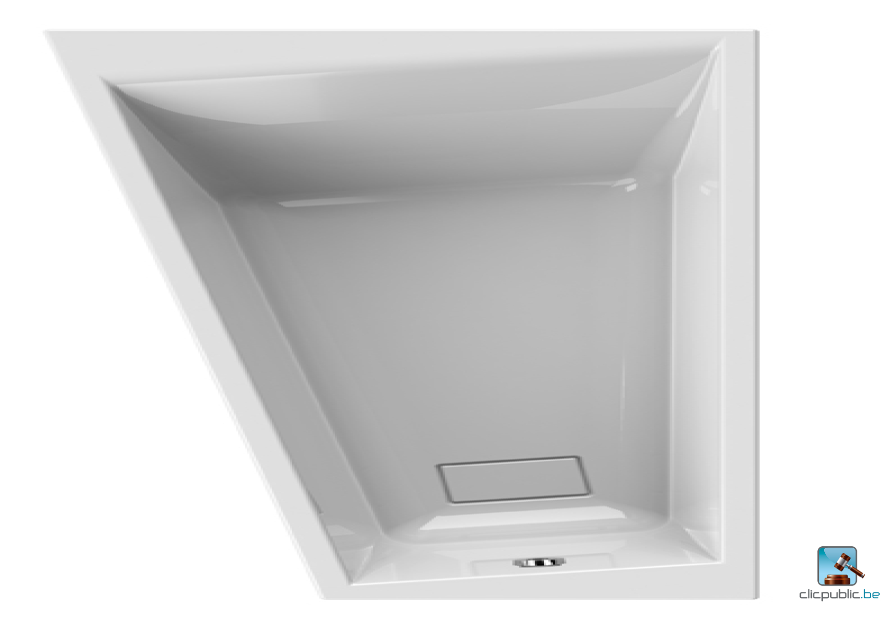 MAESTRO GAIN DE PLACE Baignoire asymétrique droite