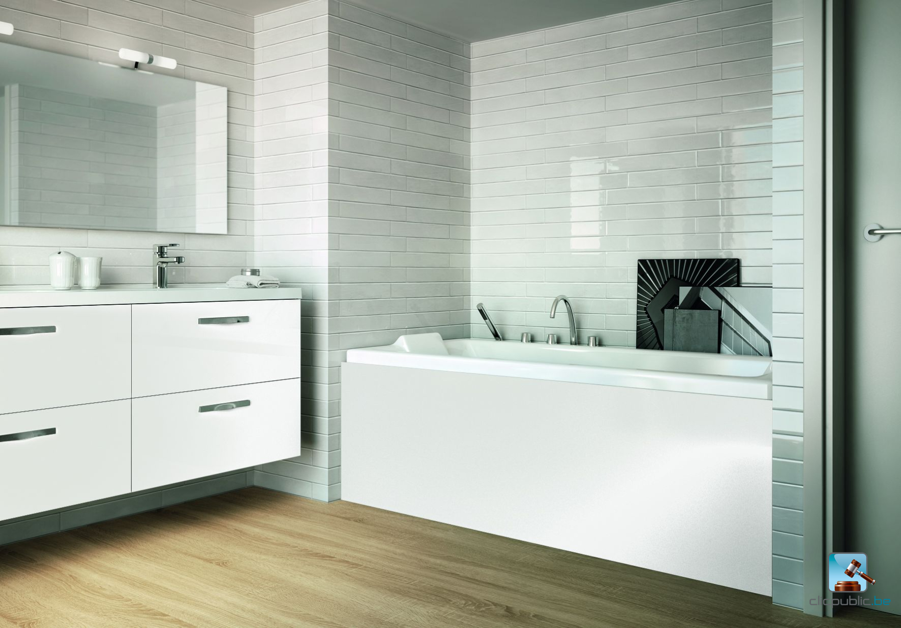 YMEA Baignoire rectangulaire