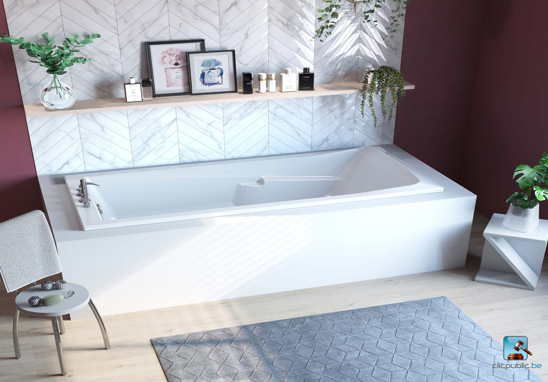 AERO CONFORT Baignoire rectangulaire