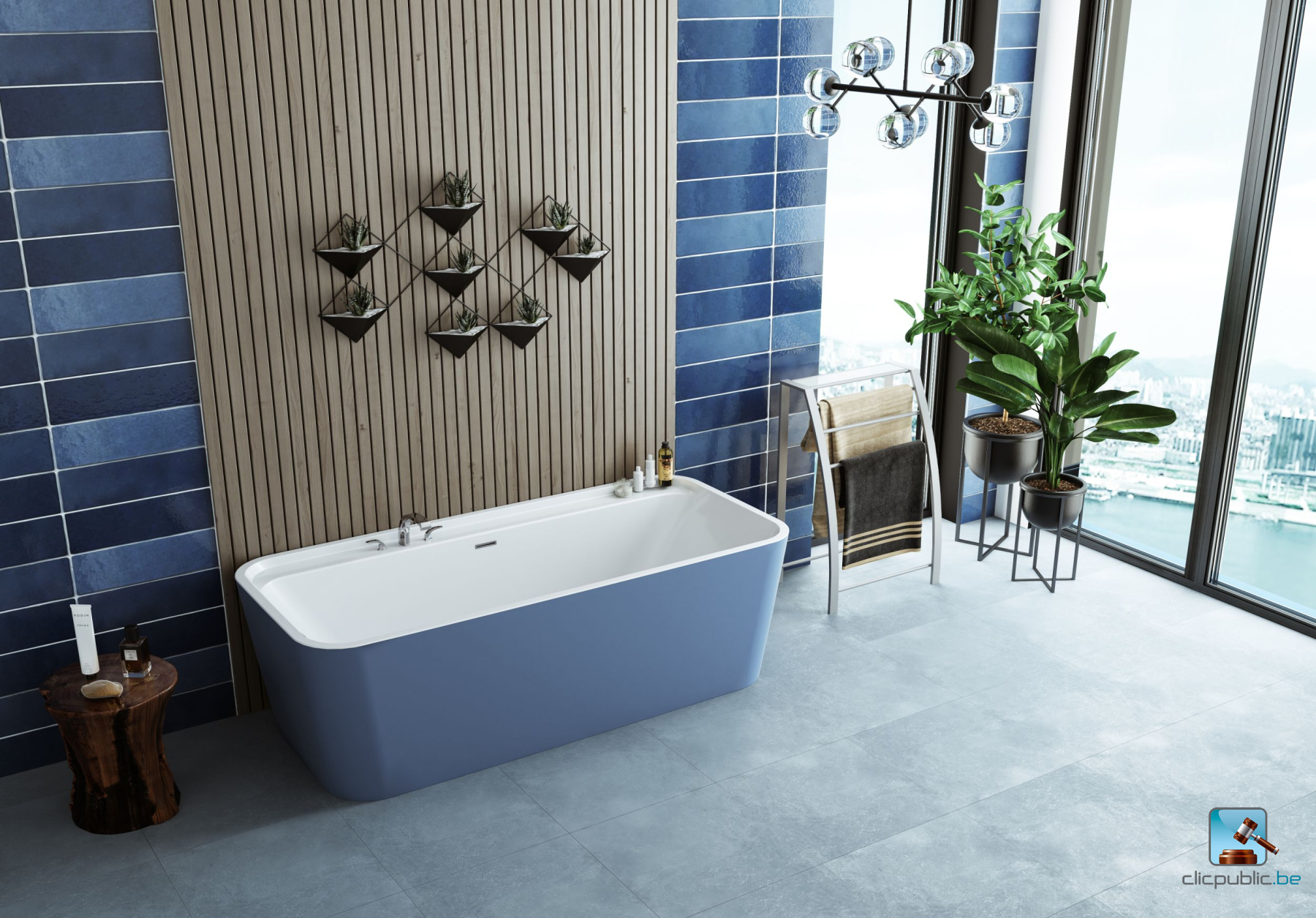 DEEP Plan de toilette 80 cm