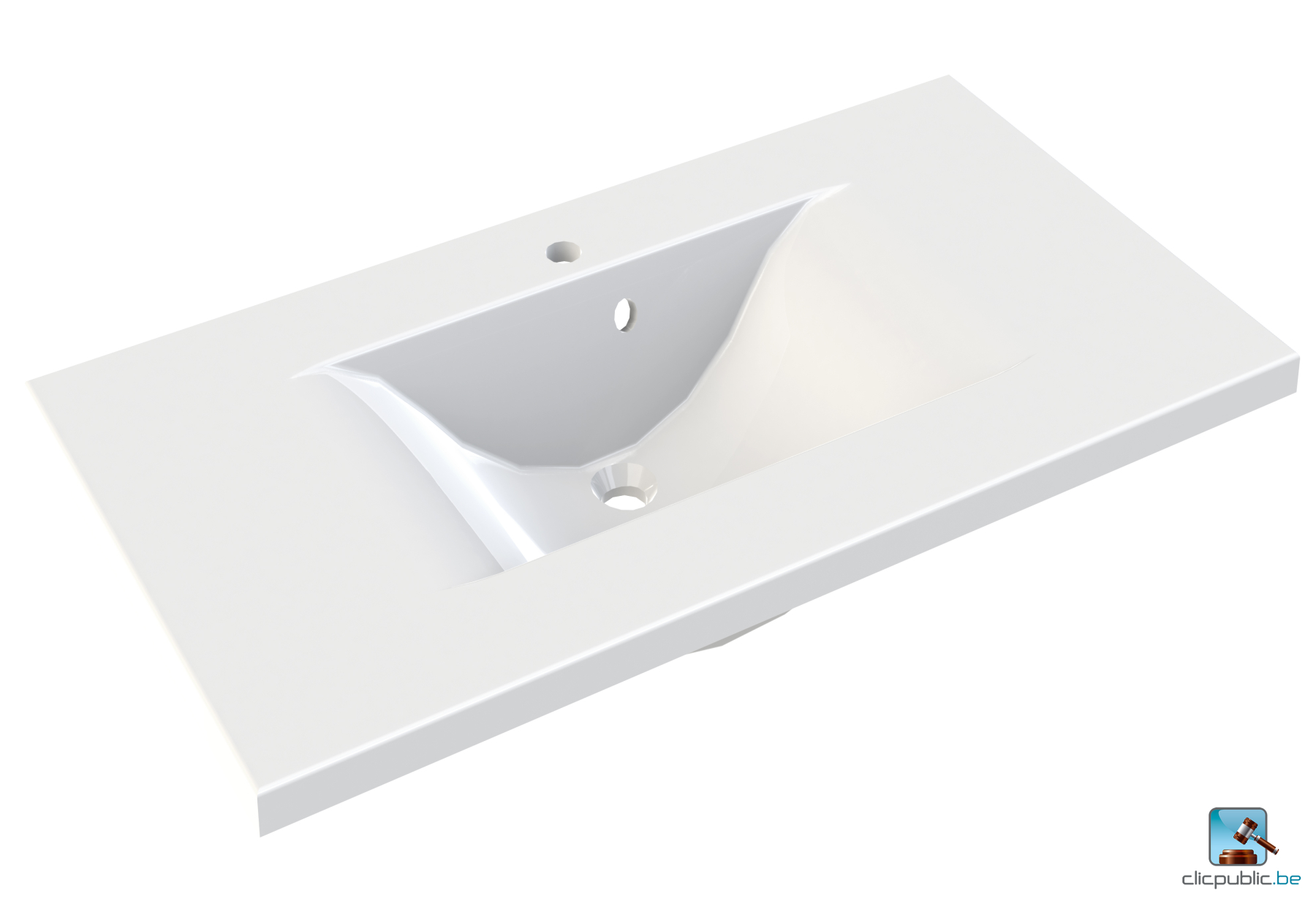 DEEP Plan de toilette 100 cm