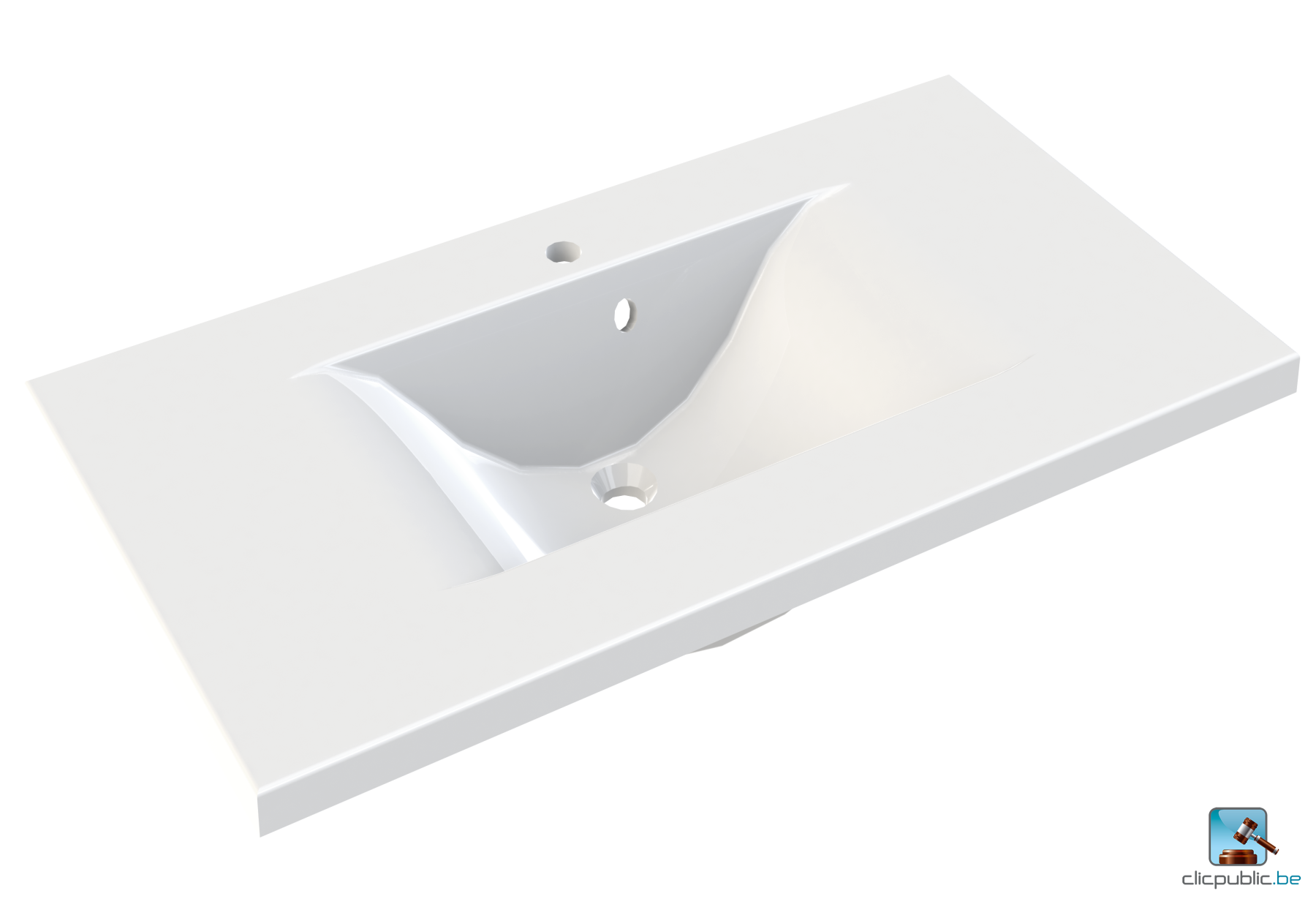 DEEP Plan de toilette 100 cm