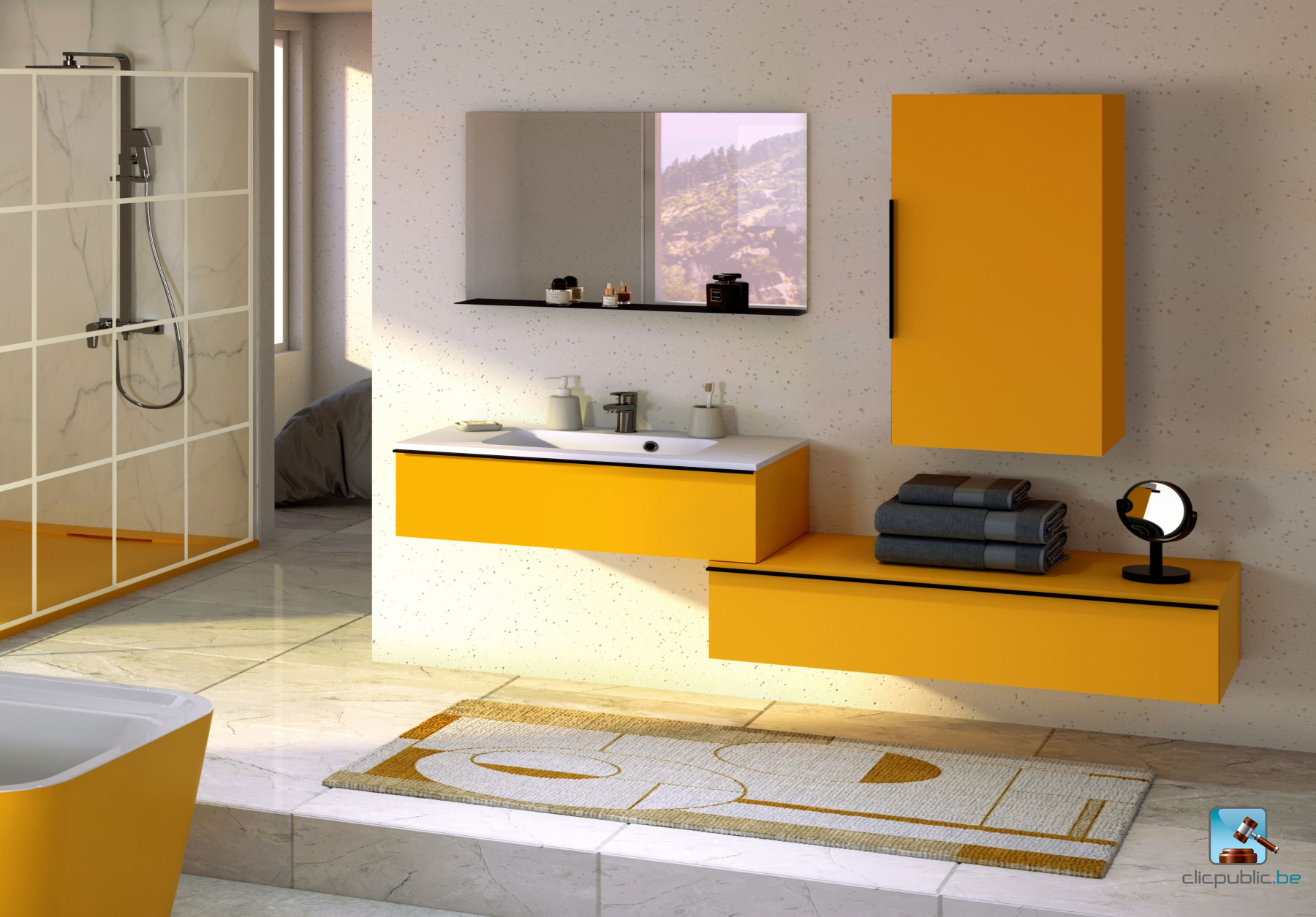 MIND Plan de toilette 60 cm