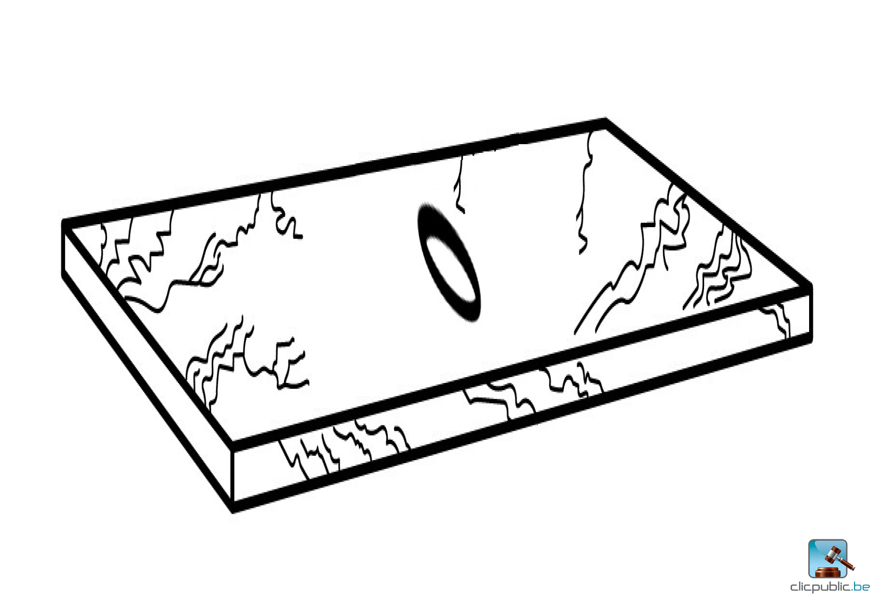 TITANIA Plan de toilette 81 cm