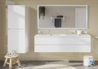 STYLE Plan de toilette 120 cm double vasque