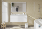 STYLE Plan de toilette 120 cm double vasque