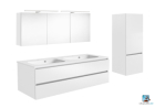 STYLE Plan de toilette 120 cm double vasque