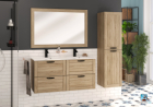STYLE Plan de toilette 120 cm double vasque