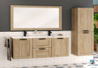 STYLE Plan de toilette 120 cm double vasque