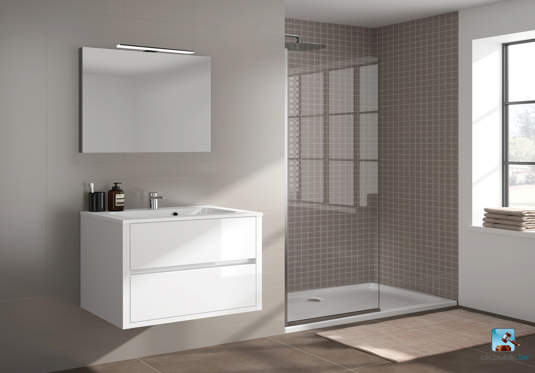 STYLE Plan de toilette 60 cm