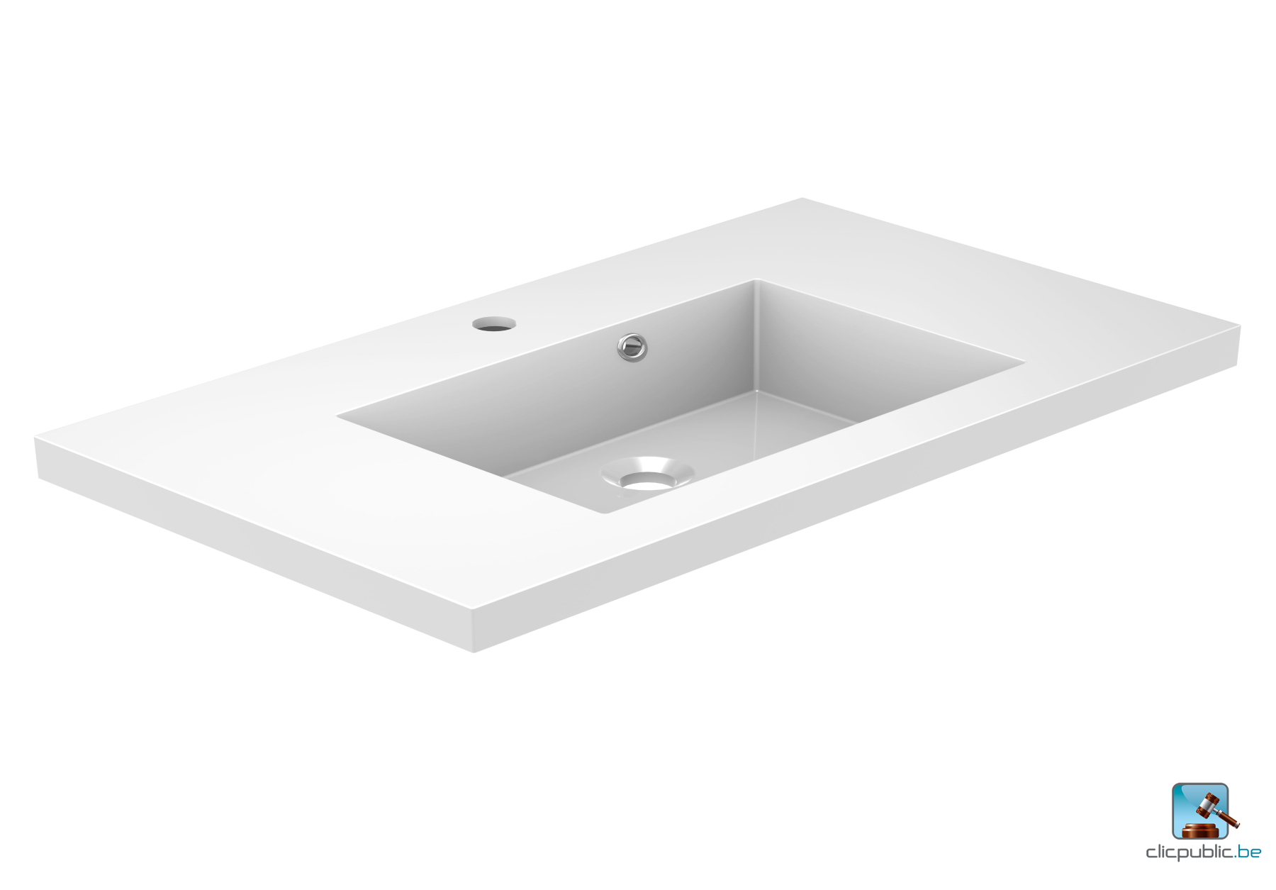 KOLE Plan de toilette 80 cm