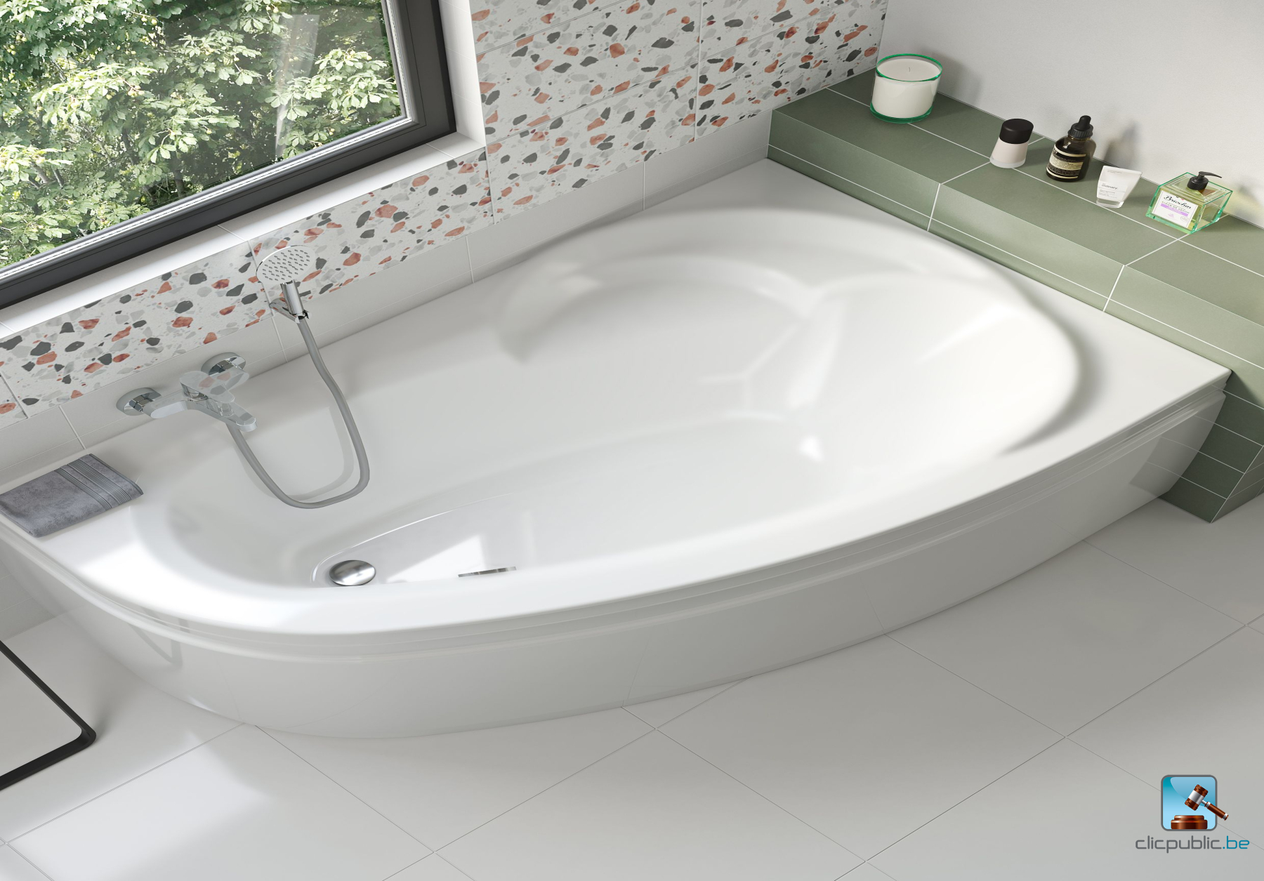 KOLE Plan de toilette 60 cm