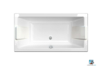 KOLE Plan de toilette 120 cm double vasque