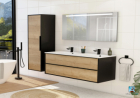 MILO Plan de toilette 120 cm double vasque