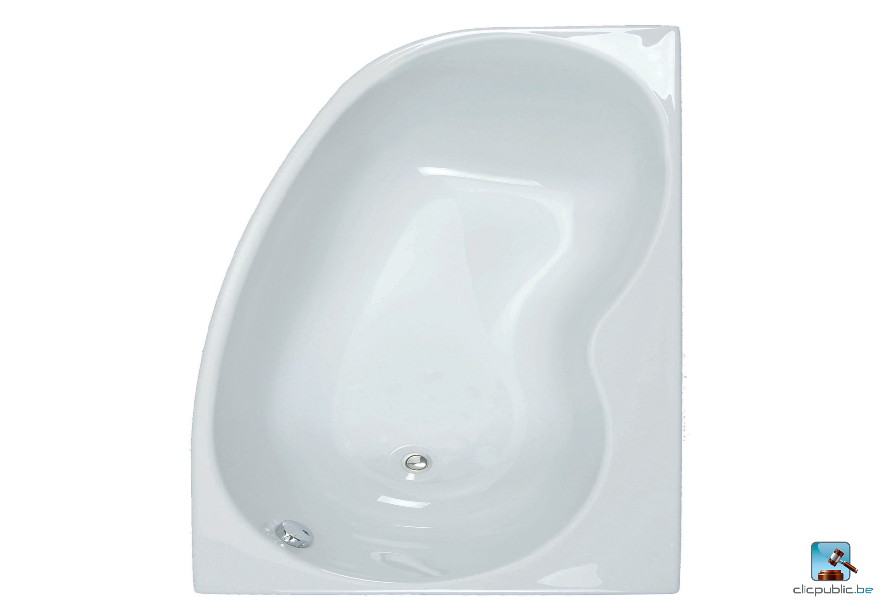 LENA Baignoire autoportante oblongue