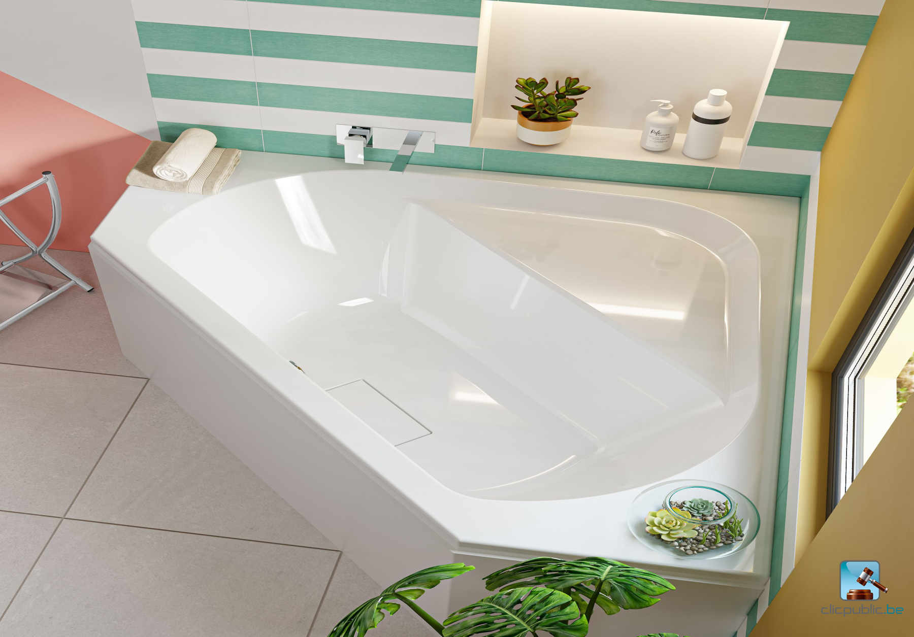 KAMBIA Baignoire autoportante