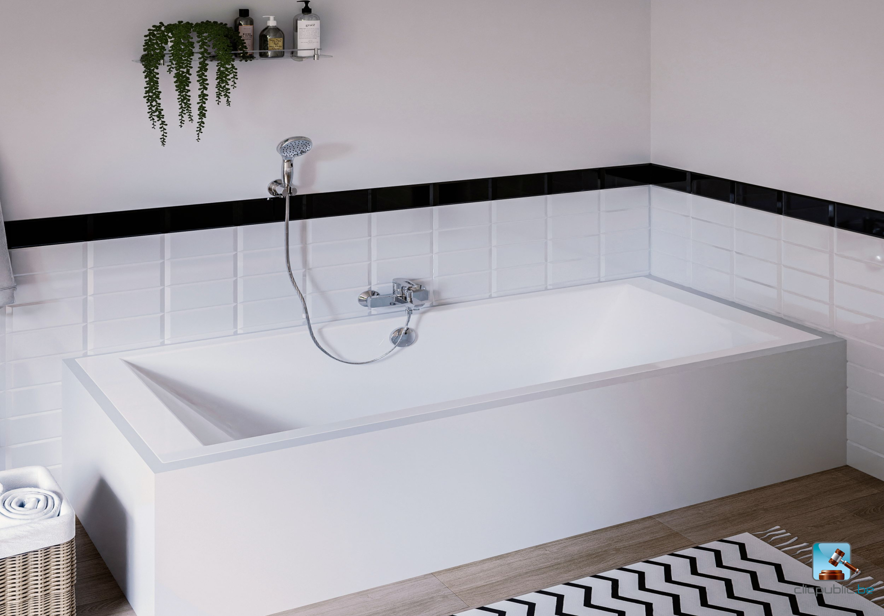 SHADOW Plan de toilette 81 cm